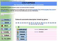 Desktop Screenshot of cactuspedia.info